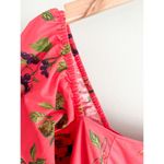 Cara Cara | Sip Sip Dress in Botanical Allover Coral | Sz XS Pink Photo 7