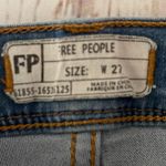 Free People Distressed Denim Shorts Light Wash 27 Photo 4