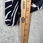 Chico's  Tunic Women 8 Medium Travelers Zebra Animal Print Asymmetric Wrinkle Free Photo 9