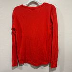 Rachel Parcell  Red Orange Long Sleeve Vneck Sleepwear Photo 1