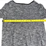 Max Studio  Gray and Black Long Sleeve Tunic Top Photo 6