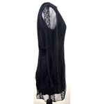 Innocence UK Black High Neck Long Sleeve Lace Low Back Dress Size 14 Uk / L US Size L Photo 5