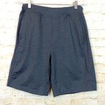 Mondetta Active Bermuda Shorts Womens S Blue Elastic Waist Sporty FLAWS Photo 0