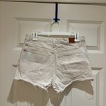 BDG White High-Waisted Shorts Photo 1