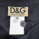 Dolce & Gabbana Dolce & Gabbana Womens Dress Pants 28/42 Black Ankle Zip High Waist Slim Skinny Photo 1