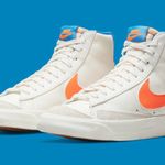 Nike Blazer Mid 77 Sail Total Orange Photo 0