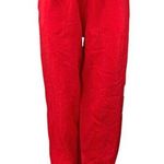 Urban Outfitters NEW Women's Red High Waisted Baggy Jogger Sweat Pants Size S Photo 0