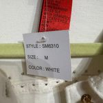 V Cristina White Faux Pearl Lined Vintage Jean Jacket Sz M NWT Size M Photo 6