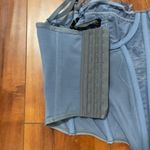 Urban Outfitters Out From Under Slate Blue Modern Love Lace Corset Size Large Photo 3