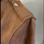 HYFVE Womens Faux Suede Cropped Motto Short Jacket Size M Photo 3