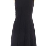 Classiques Entier  Black Sleeveless Fit Flare Dress Womens 8 Mini Preppy Career Photo 0