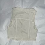 Forever 21 Cream Cropped Vest Photo 2