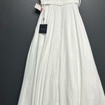 Mac Duggal NWT  Classic A-Line V-Neck Ballgown White 2 48855 Photo 4