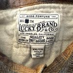 Lucky Brand  flannel snap closure top, size XXL Photo 9