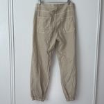 Mother 32 The Wrapper Patch Springy Ankle Joggers in Tan Photo 9