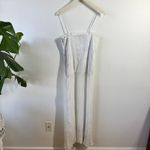 ZARA  Dress Women XS White mixed maxi dress Zw Collection oyster Bridal Shower Photo 1