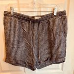 Ellen Tracy  Women's High Waist Striped Shorts Photo 0