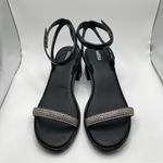 Melissa NWOB  Shiny Rhinestone Jelly Heel size US 10 black 693 Photo 3