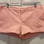 Merona Orange Neon Shorts Women’s Size 8 Jogger Stripe Pockets Photo 0