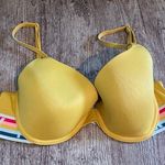PINK - Victoria's Secret Victoria's Secret Pink Wear Everywear Lightly Lined T-Shirt Bra Yellow Size 34C Photo 0
