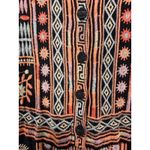 Johnny Was Biya Effy Challis Fully Embroidered Black Maxi Dress Size Medium Photo 5