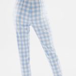 ZARA Gingham High Waist Pants Photo 8