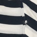 Karl Lagerfeld PARIS Bonjour Striped Tee L 21.5” p2p Black/White NWT Photo 7