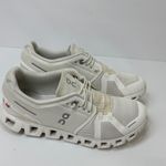 on cloud On Running Women's Athletic Shoes in Cream and White Photo 2