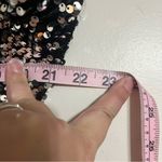 Primark Women’s Primary All Over Sequins Black & Silver Long Sleeve Dress Size Large Photo 4