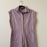 Miou Muse Button Front cotton Utility Jumpsuit SZ M Pink Size M Photo 4
