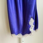 Victoria's Secret  Purple Slip Dress Lace‎ Trim Lingerie Nightie S Photo 2