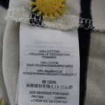 Madewell  XXS Summer Setlist Embroidred Top Short Sleeve Tee Navy Stripe J2322 Photo 4