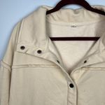 Small women’s oversized cropped boxy pullover sweatshirt Photo 1