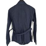 Sanctuary Navy Blue Belfast Utility Belted Cargo Jacket Women's Size XS Military Photo 2