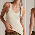 Free People NWT  We the Free Rowan Tank - Tofu Ivory - Medium Photo 2