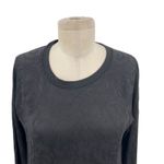 Lululemon Rest Less Pullover Long Sleeve Textured Black Size 10 Photo 1