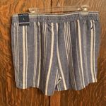 Nautica blue striped summer shorts large L NWT Photo 1