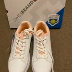 New NIB Swiss Brand Drew White Blush Womens Pickleball‎ Shoes Size 11 Photo 1