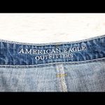 American Eagle  High Rise Festival Cutoff Jean Shorts Painted Design Size 6 Photo 5