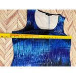 Relativity Women's Blue Abstract Print Sleeveless Tank Dress 1X Photo 6