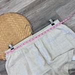 Old Navy Linen high waisted shorts w/ stretchy waistband oatmeal beige Photo 4