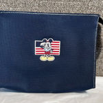 Disney Store Mickey Mouse Zippered Pouch Purse Americana USA Stars Patriotic Photo 0