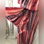 City Triangles short Lined inside Bohemian Off-Shoulder romper Maxi Dress size L Photo 7