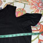 JM Collection  WOMAN plus size 2X black cold shoulder dress funeral wedding new Photo 3