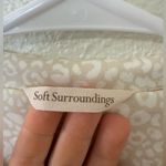 Soft Surroundings  Leontine Ponte Leopard Jacket Size Large Photo 1