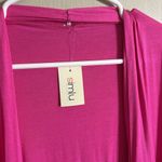 🔵 Simlu boutique NWT medium Pink Open Front waterfall cardigan Photo 2