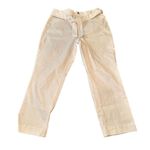 White House | Black Market Women's High-Rise Slim Crop Pants White Size 14 Photo 0