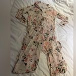 Posh Peanut Vintage Pink Rose Floral Long Sleeve Pajama Set Size XS Photo 0
