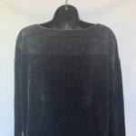 Talbots  Black and Gray Velvet Shirt Photo 6