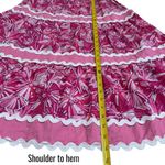 Sail To Sable NEW  Sunburst Pink Ruffle Ric Rac Summer Garden Party Dress Size XS Photo 10